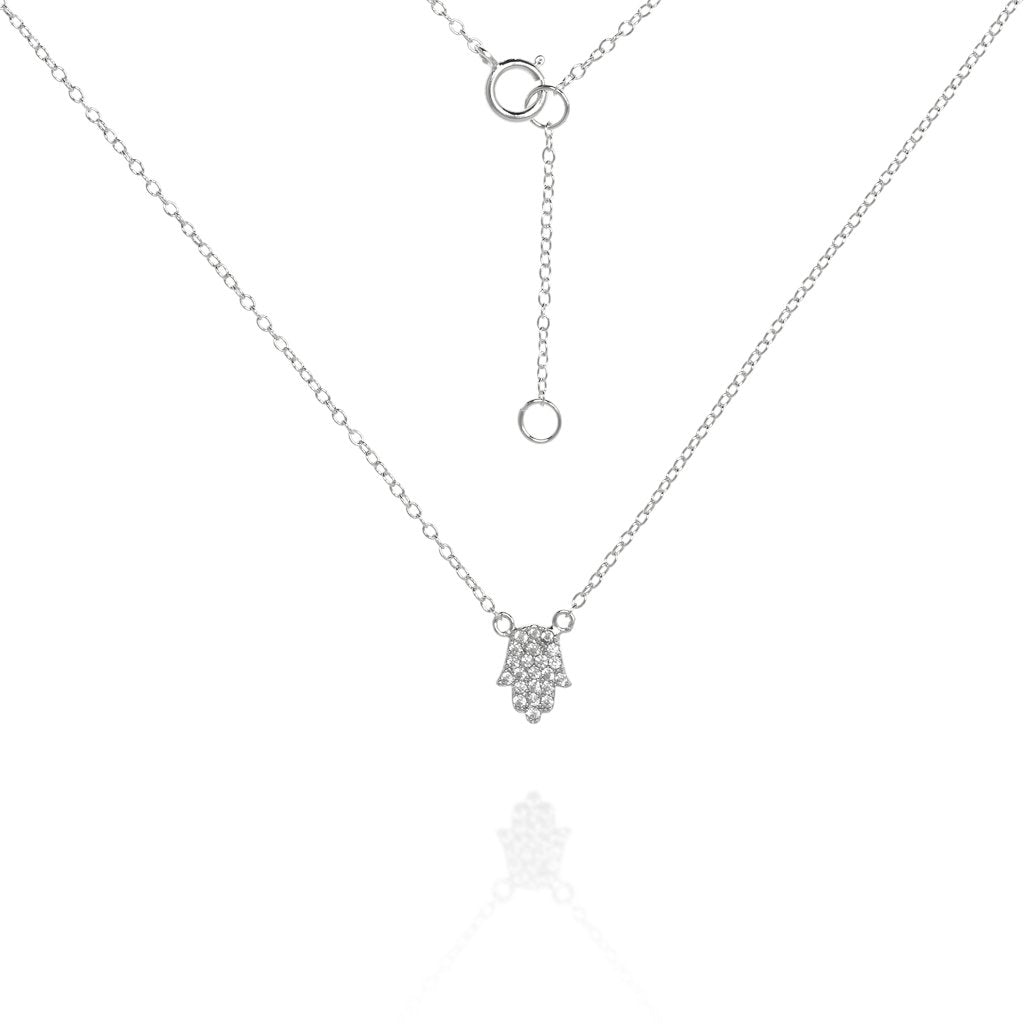 Delicate hamsa necklace store
