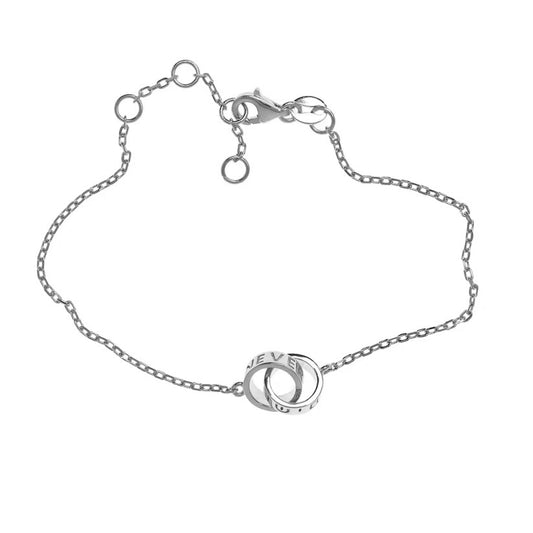 BF-NEVER-FORGET-S - 'Never Forget' Chain Bracelet in Silver