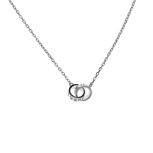 NF-NEVER-FORGET-S - 'Never Forget' Chain Necklace in Silver