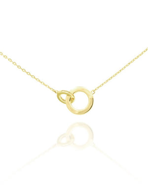 NG-2/G - Intertwined Circle Necklace