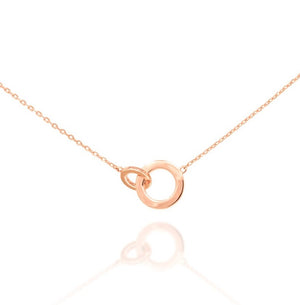 NG-2/R - Intertwined Circle Necklace