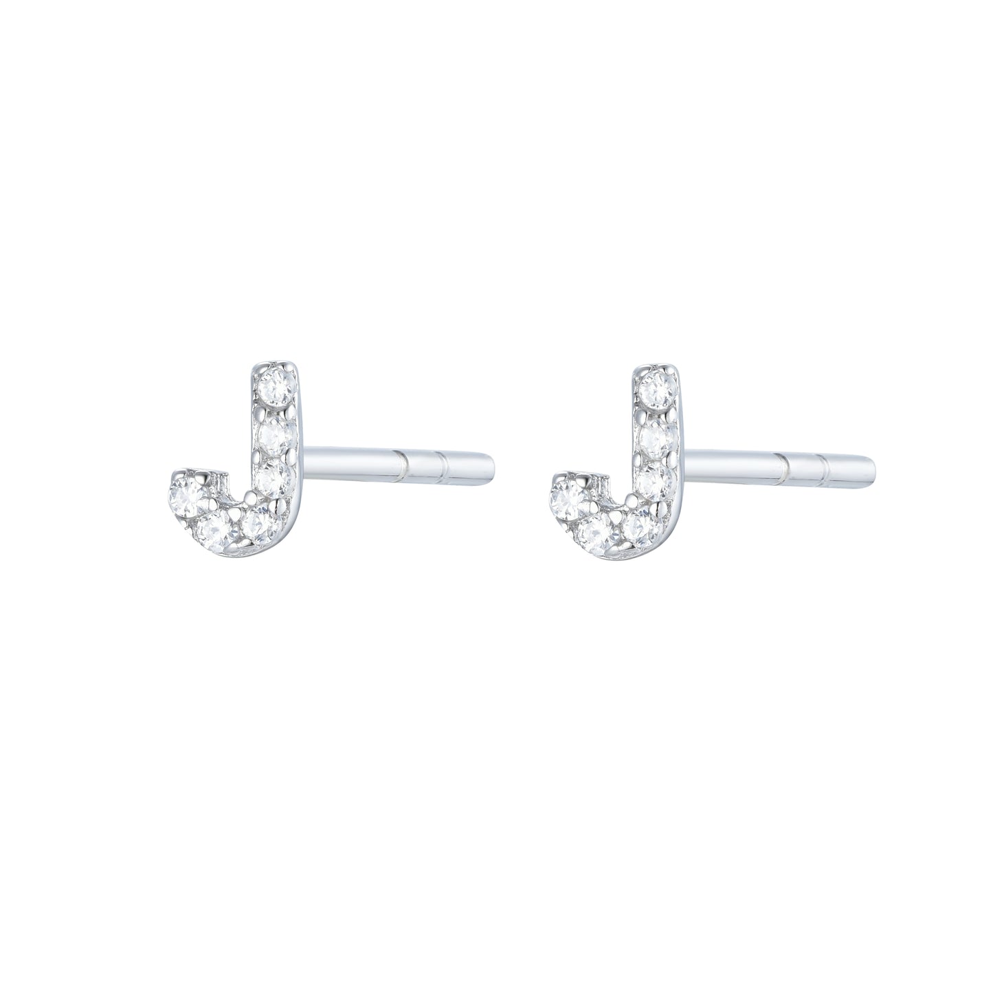 EG-26/S - Initial Stud Earrings (Sold as a single stud)