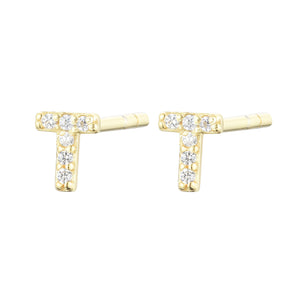 EG-26/s - Initial Stud Earring (sold as a single stud)