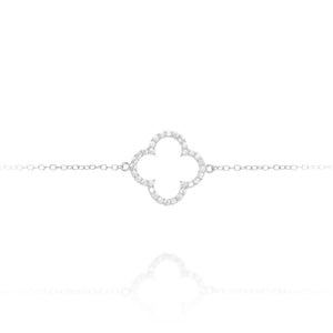 BK-63/S - Chain and Clover Bracelet