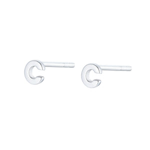 EG-126/S - Initial Earrings (Sold as a Pair)