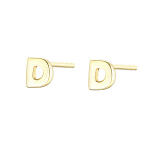 EG-126/G - Initial Earrings (Sold as a Pair )