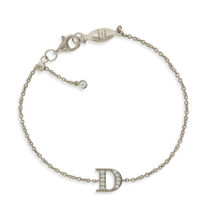 BT-26/S/D - Initial "D" Bracelet Adjustable Size