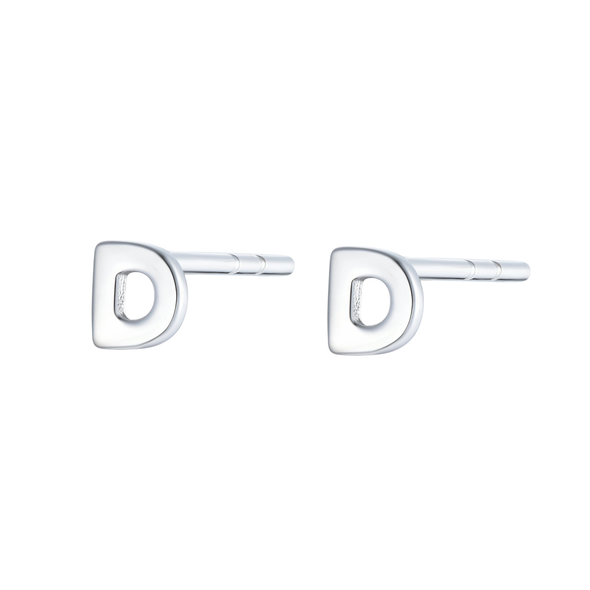 EG-126/S - Initial Earrings (Sold as a Pair)