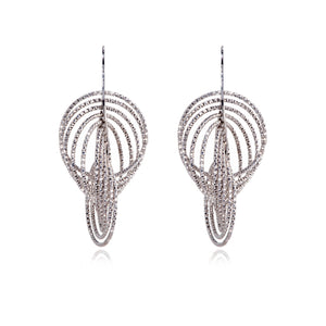 EX-031/S - Small Multi Hoop Drop 3D Earrings