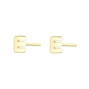 EG-126/G - Initial Earrings (Sold as a Pair )