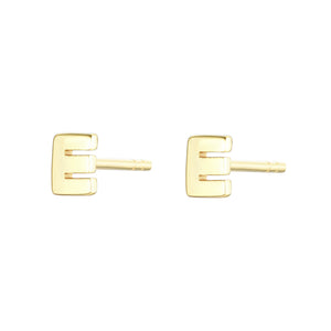 EG-126/G - Initial Earrings (Sold as a Single Earring)