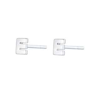 EG-126/S - Initial Earrings (Sold as a Pair)