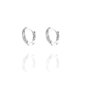 EF-16/S - Huggies with Cubic Zirconia Decoration