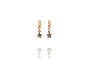 EF-4/R - Small Huggie with Hanging Star
