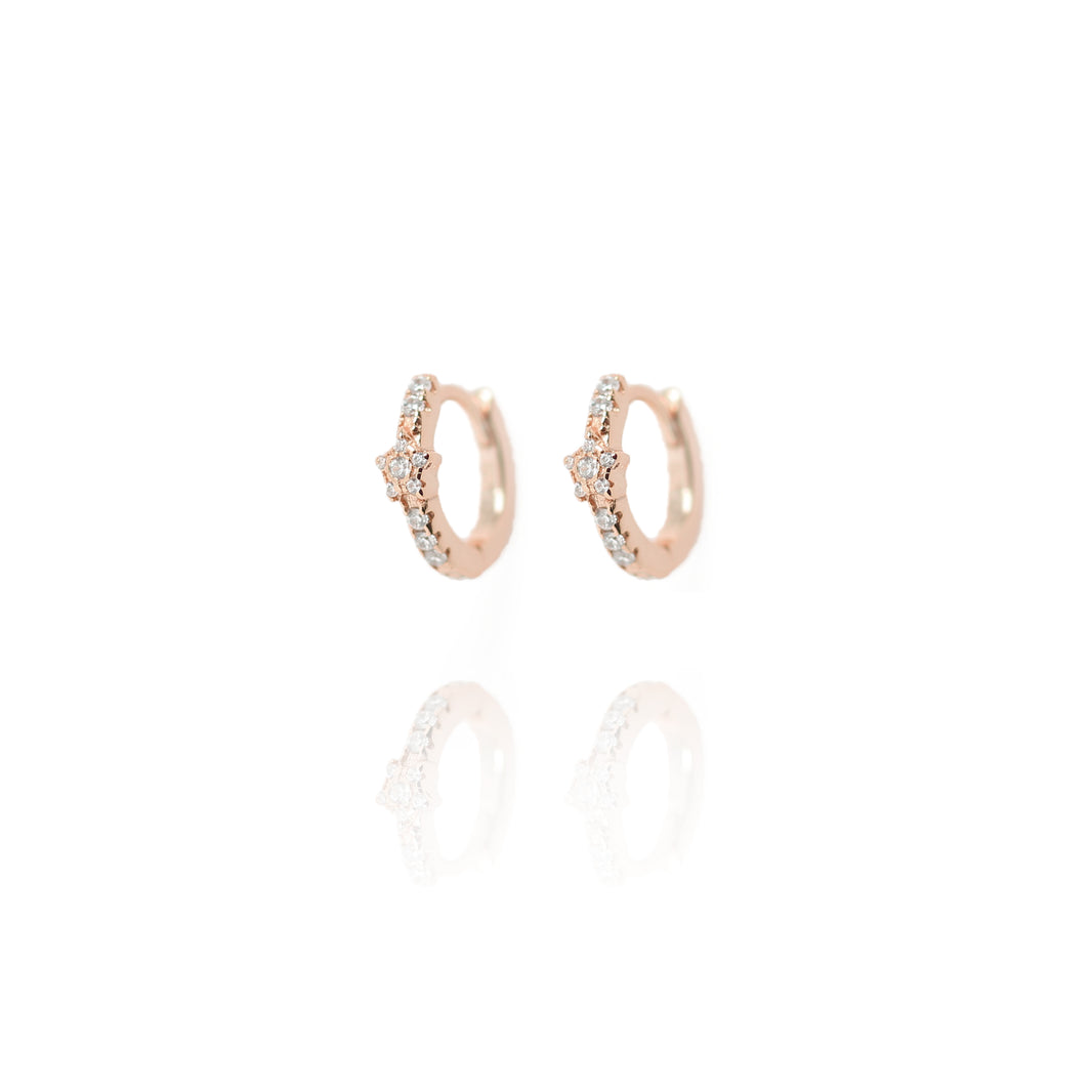 Earrings | Gold Hoop Earrings | Triple Drop Hoop Earrings | Gemstone ...