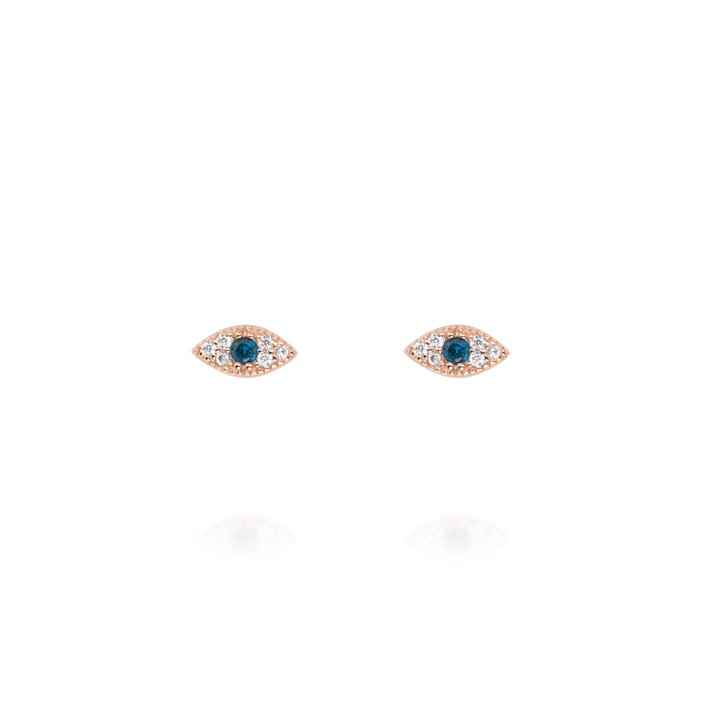 EG-3/R - Evil Eye Stud Earrings