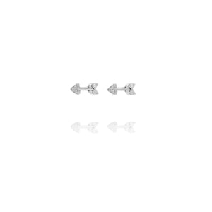 EG-34/S - Arrow Earrings Set with Cubic Zirconia