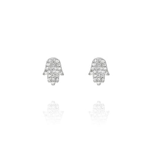 EK-40/S - Hamsa (hand) Stud Earrings