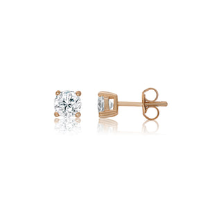 EK-59/R - CZ Stud Earrings
