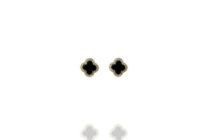 EK-70/GO - Onyx (Black)Stud Earrings