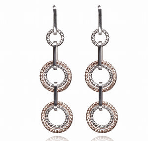 EX-026/SR - Triple Drop Hoop Earrings