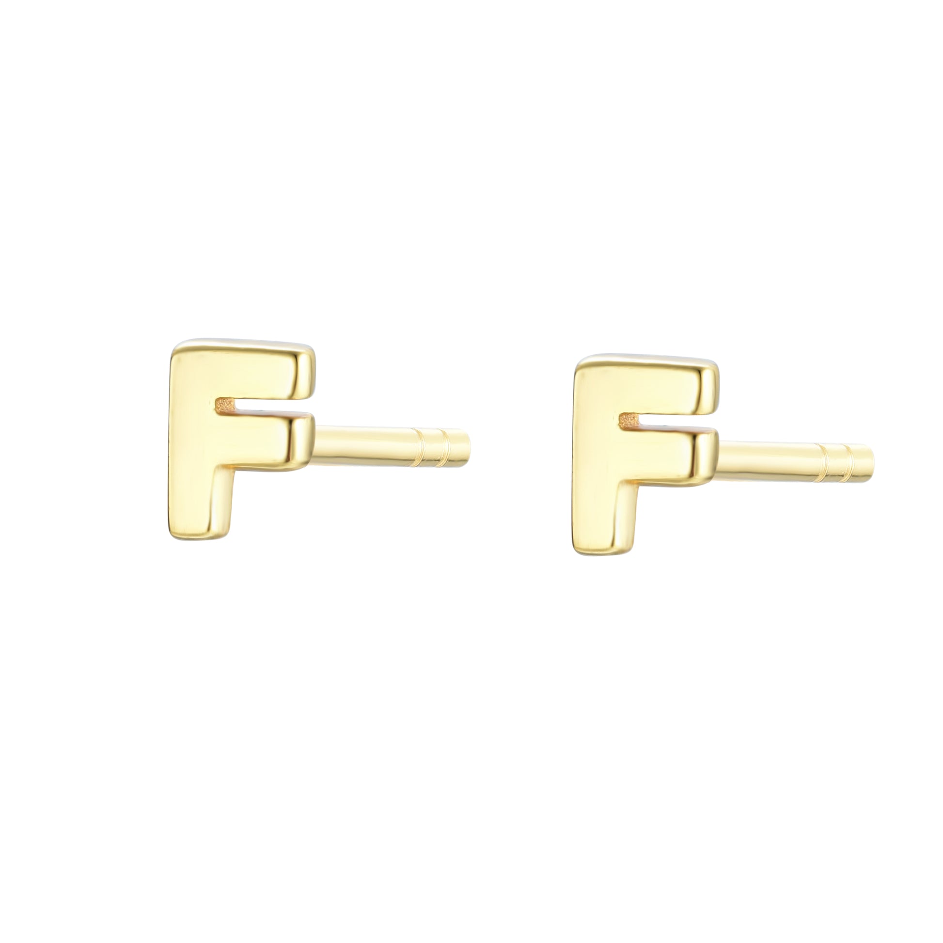 
Rose gold on silver heart stud earrings.

