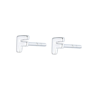 EG-126/S - Initial Earrings (Sold as a Pair)