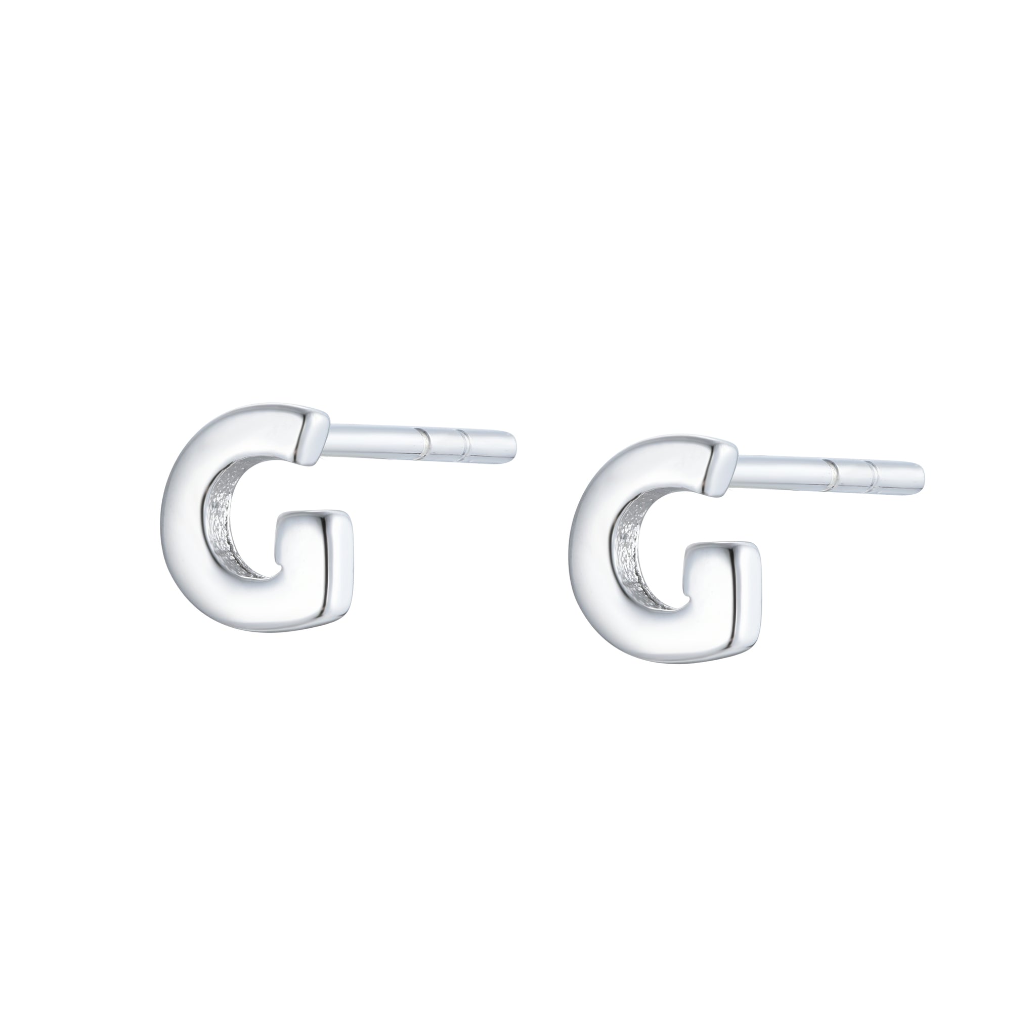 EG-126/S - Initial Earrings (Sold as a single Earring)
