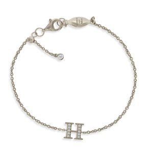 BT-26/S/H - Initial "H" Bracelet Adjustable Size