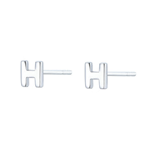 EG-126/S - Initial Earrings (Sold as a Pair)