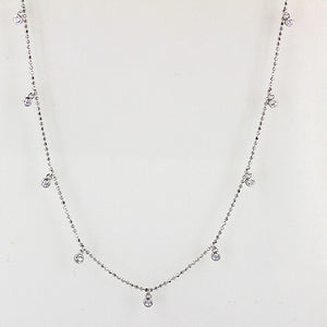 NF-32/S - Necklace with Hanging CZ