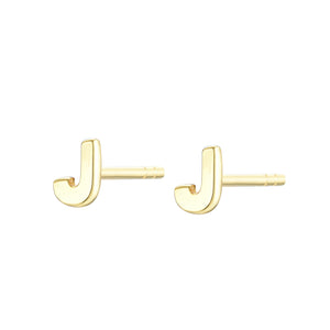 EG-126/G - Initial Earrings (Sold as a Pair )
