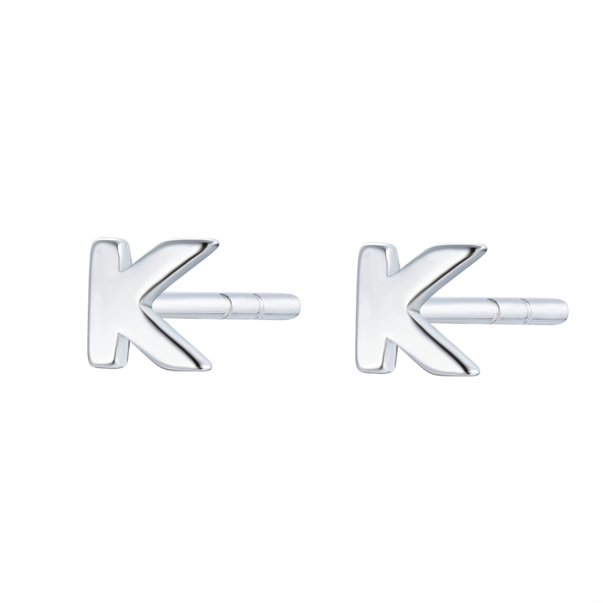 EG-126/S - Initial Earrings (Sold as a Pair)