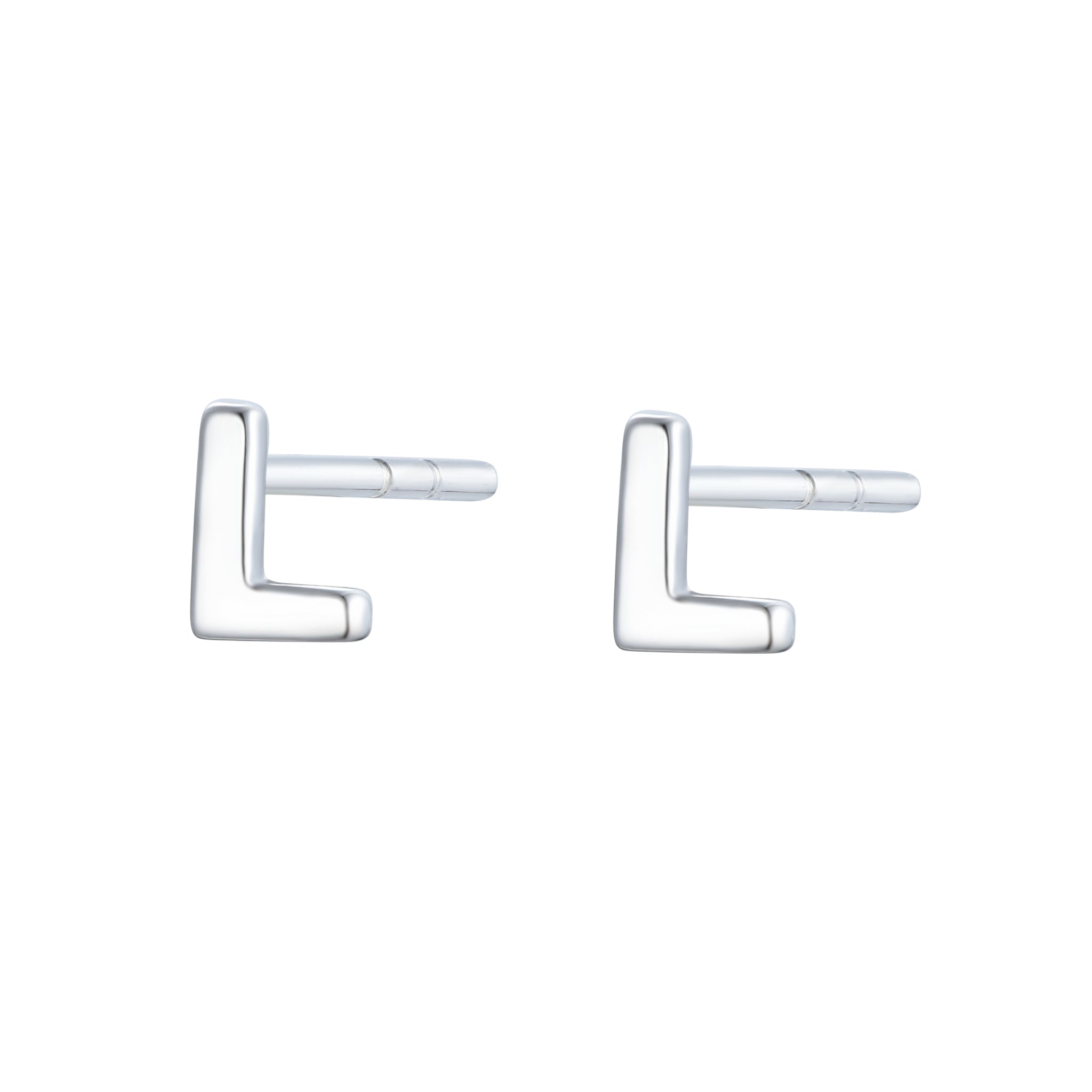 EG-126/S - Initial Earrings (Sold as a Pair)
