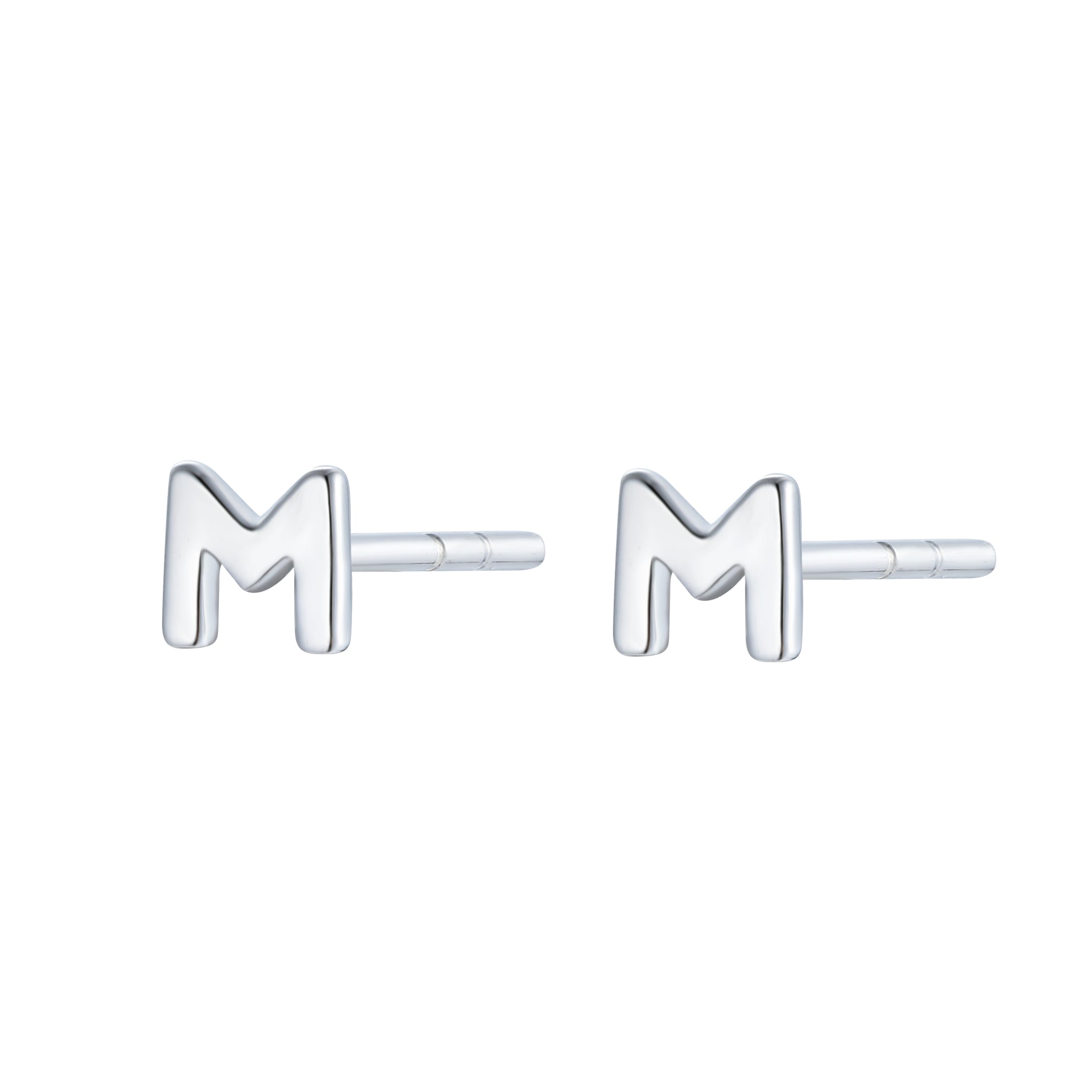 EG-126/S - Initial Earrings (Sold as a Pair)