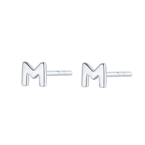 EG-126/S - Initial Earrings (Sold as a Pair)