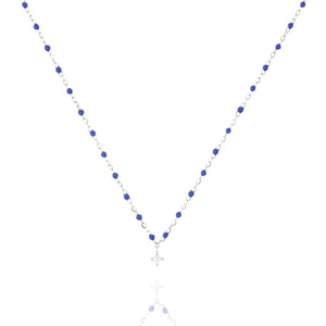 NG-10/SBL - Short Chain and Bead Necklace