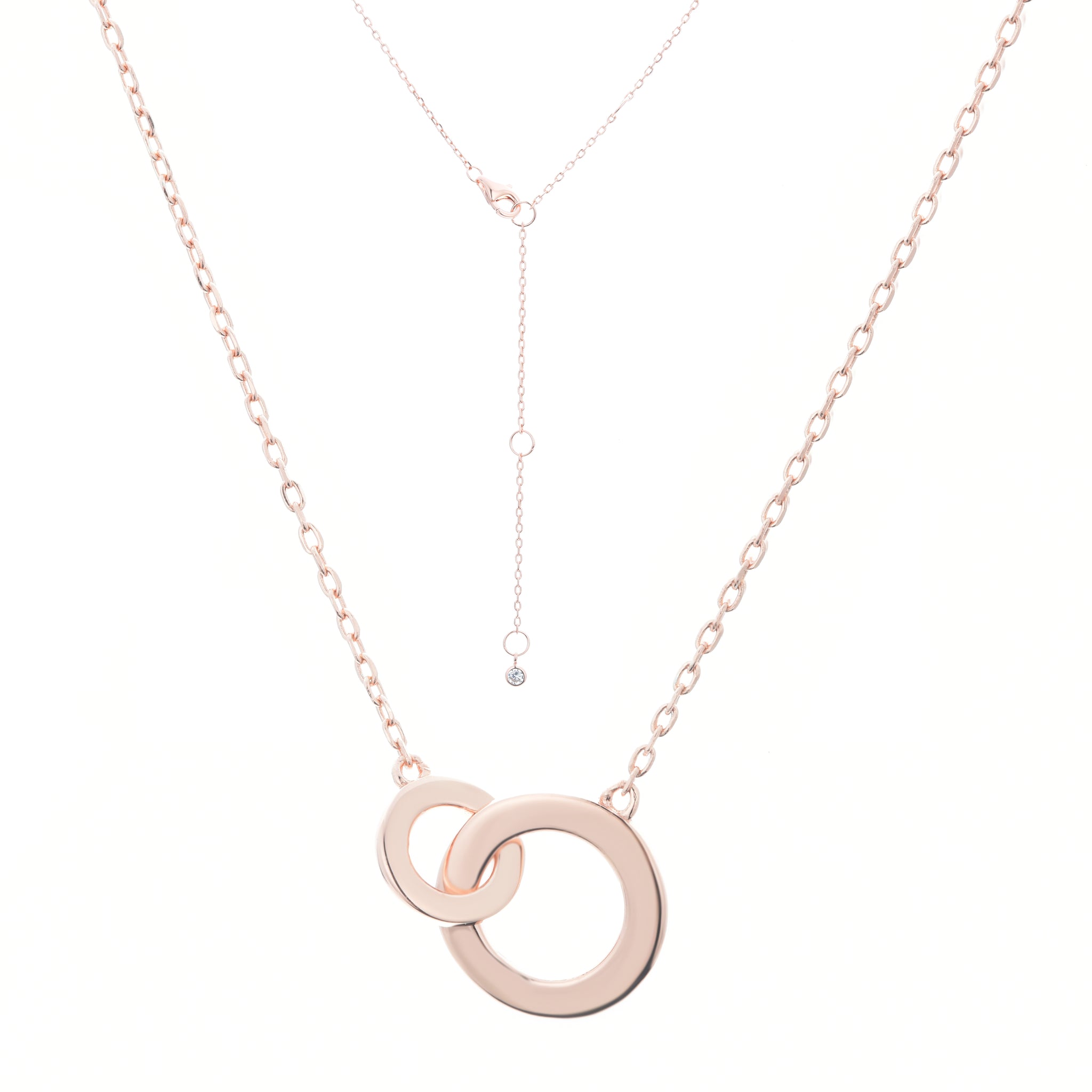 NG-2/G - Intertwined Circle Necklace