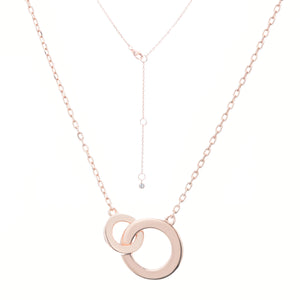 NG-2/G - Intertwined Circle Necklace