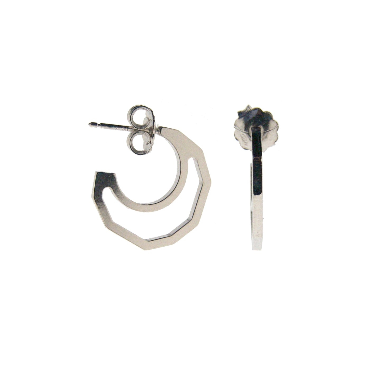 EX-43/S - Double Open Hoop Earrings