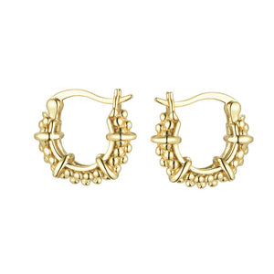 EG-50/G - Hoop Earrings (Huggies)